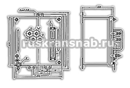 Габаритные аппаратов АЗУР-4